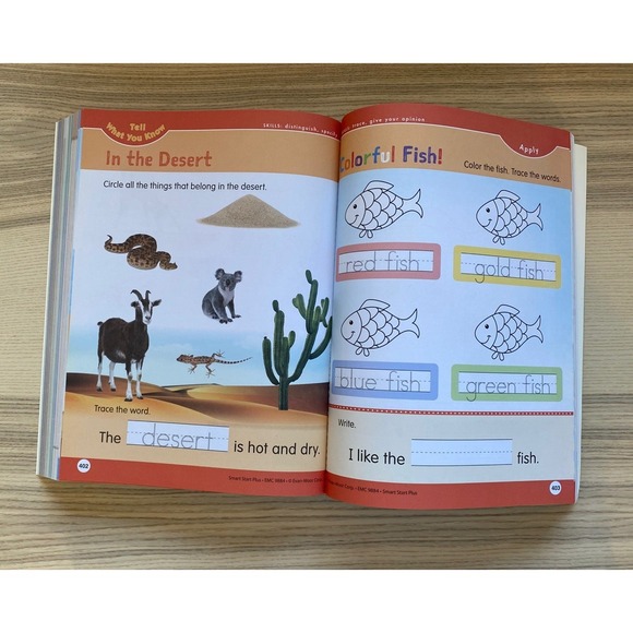 Kindergarten Science Math Art Reading Geography Workbook Homeschool Curriculum - Picture 7 of 14